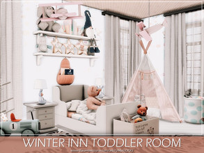Sims 4 — Winter Inn Toddler Room by MychQQQ — Value: $ 8,998 Size: 7x7