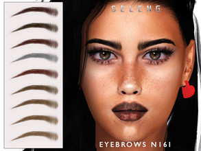 Sims 4 — Eyebrows N161 by Seleng — The eyebrows has 21 colours and HQ compatible. Allowed for teen, young adult, adult