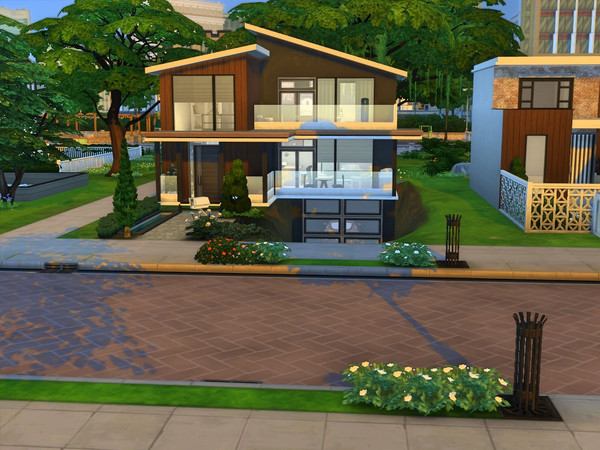 Sims 4 — Bridgeview 25 by gredsuke2 — Modern bachelor pad for your wildest sims