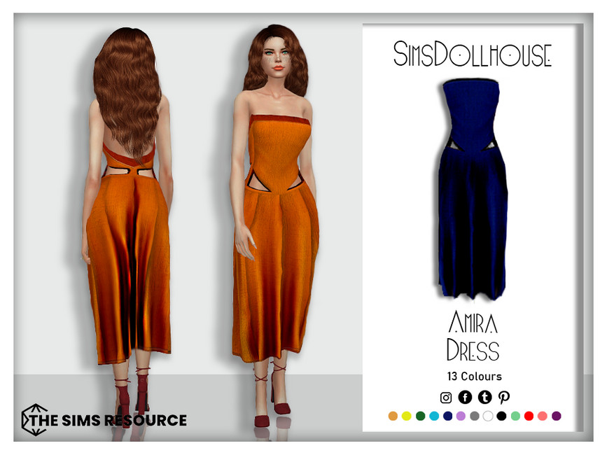 The Sims Resource Amira Dress