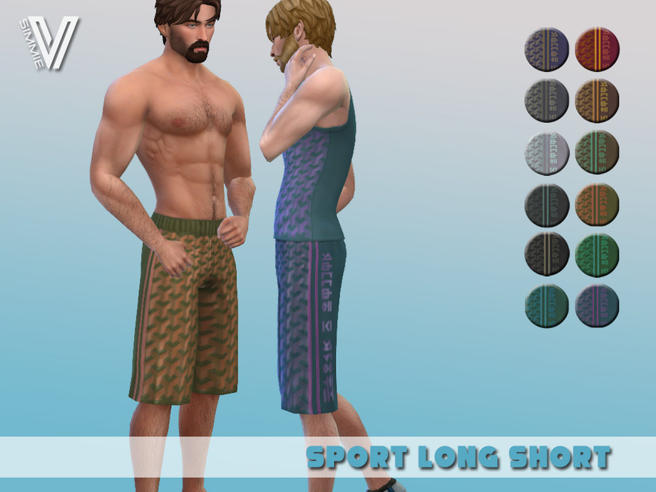 The Sims Resource Sport Long Shorts F23