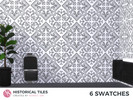 Sims 4 — Historical wall tiles by nordicsim1 — Beautiful, historical wall tiles perfect for bathroom, kitchen and laundry