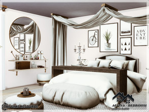 Sims 4 — ALONA - Bedroom by marychabb — I present a room - Bedroom , that is fully equipped. Tested. Cost: 14,805$ Size: