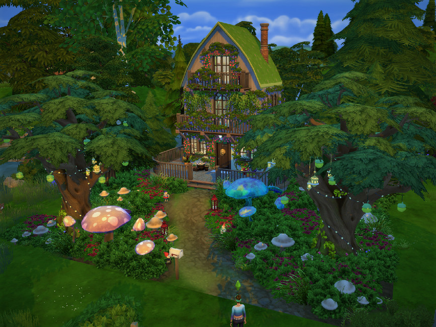 The Sims Resource - Bramblewood Forest Cottage no cc