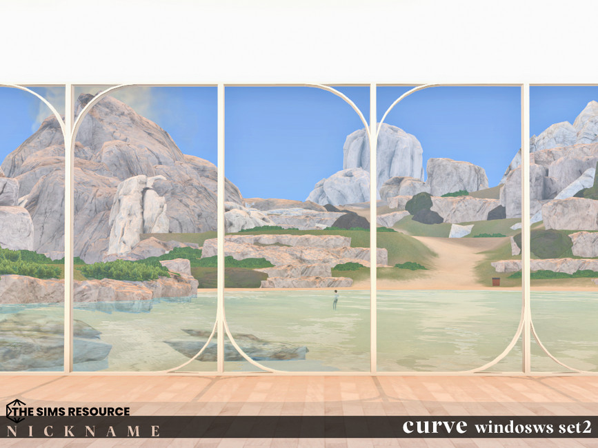 The Sims Resource - curve windows_set2
