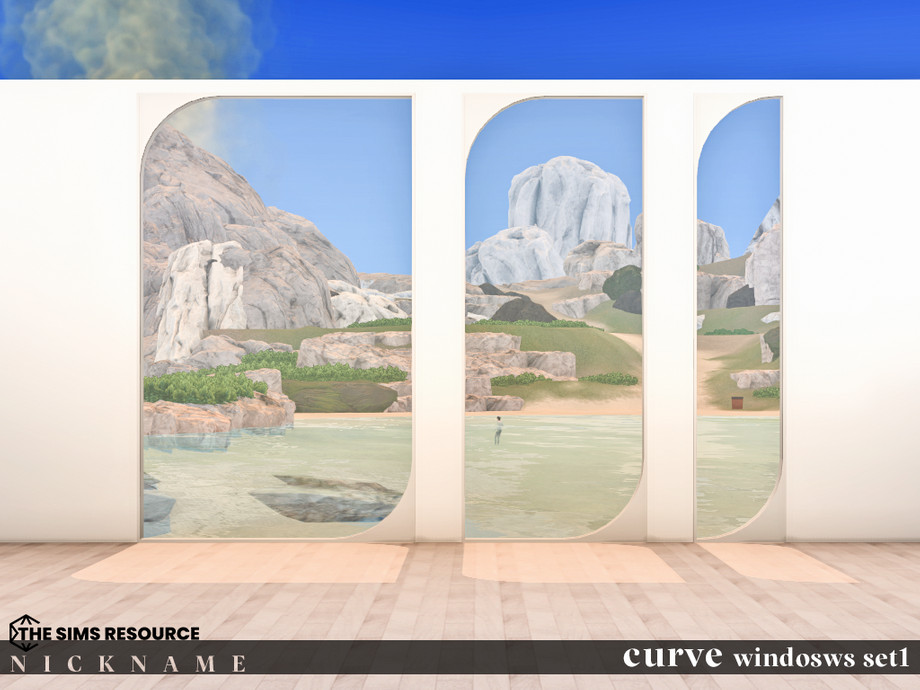 The Sims Resource - curve windows set 1