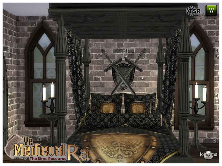The Sims Resource - Ye Medieval Ra bedroom