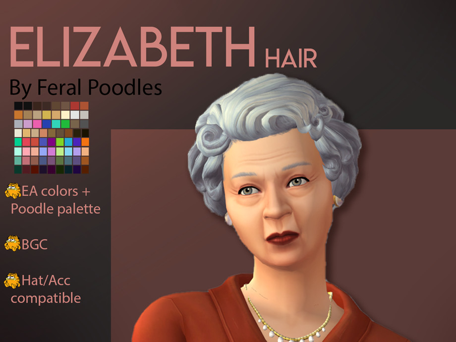 The Sims Resource - Elizabeth Hair