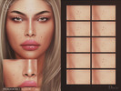 Sims 4 — Freckles #CC05 by Docie — - Unisex - Custom thumbnail - 10 color options - HQ texture - Compatible with HQ Mod