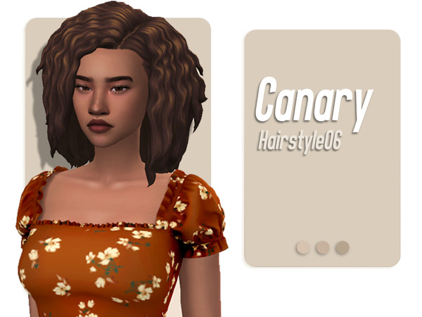 The Sims Resource - Canary Hairstyle