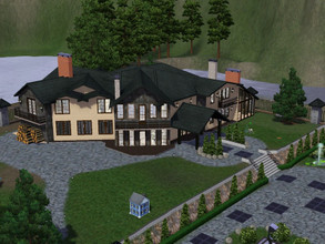 Sims 3 — Super Mansion LI by Li_G_B_L — This is a wonderful family home. It contains 4 bedrooms, a magnificent dining