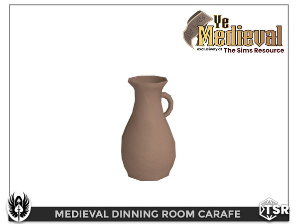 Sims 4 — Medieval Dinning Room Carafe by nemesis_im — Carafe from Medieval Dinning Room Set - 1 Colors - Base Game