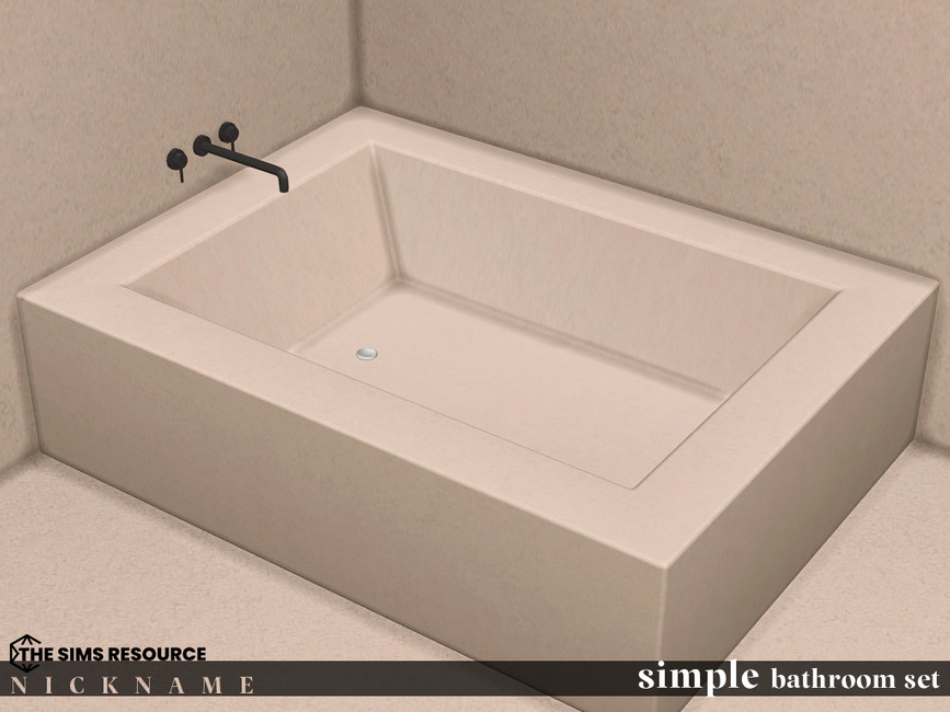 The Sims Resource simple bathroom