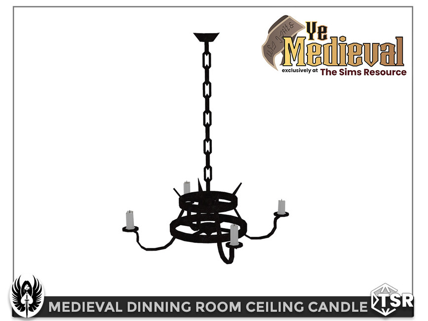 The Sims Resource Medieval Dinning Room Ceiling Candle