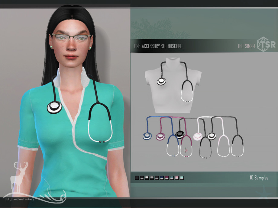 The Sims Resource ACCESSORY STETHOSCOPE/ FEMALE