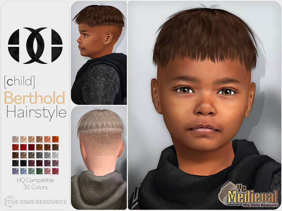 The Sims Resource - Ye Medieval - Berthold Hairstyle [Child]