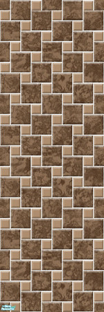 Sims 2 — Studio K Marble Splash - Fawn by StudioKhagerks — Studio K signature color marble tile and small solid tile in a
