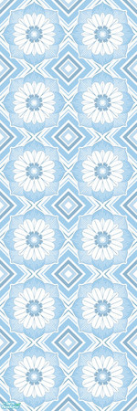 Sims 2 — Studio K Extravagance - Sky by StudioKhagerks — A very loud, make-you-dizzy, but still very cool wallcovering.