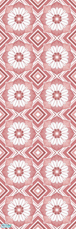 Sims 2 — Studio K Extravagance - Iced Rose by StudioKhagerks — A very loud, make-you-dizzy, but still very cool