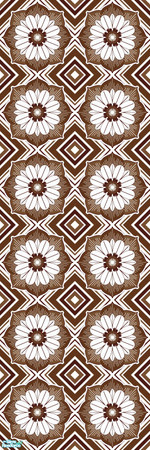 Sims 2 — Studio K Extravagance - Chocolate by StudioKhagerks — A very loud, make-you-dizzy, but still very cool