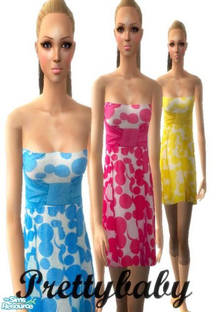 Sims 2 — Dress Set For AF by pretty_baby — a dress set with leggings. in 3 different colours. no mesh is needed. i hope