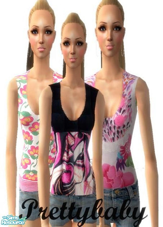 Sims 2 — Random Set for AF by pretty_baby — 3 entirely different outfits. no mesh needed. i hope you enjoy!!