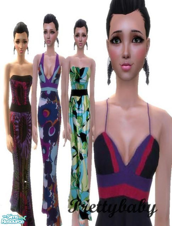 Sims 2 — Maxi Dress Set by pretty_baby — Everywhere I look i see maxi dresses. so i thought why not make some. 4