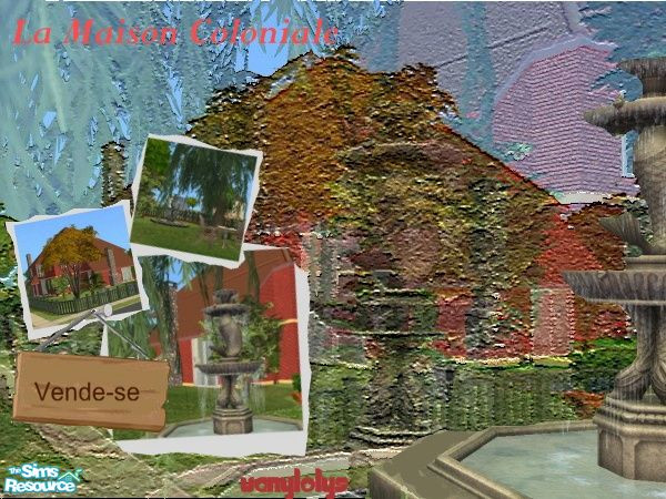 Sims 2 — La Maison Colonial by vanylolys — 