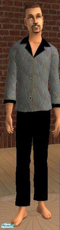 Sims 2 — Mr Conseravtive - Foggy Night by MsPixie618 — Modest PJ's for those shy sims who prefer to stay covered.