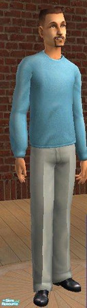 Sims 2 — Mr Conservative - Blue w/ Gray by MsPixie618 — Everyday wear for that average sim who prefers not to call