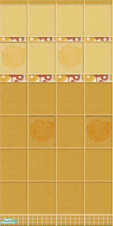 Sims 2 — Adrenalina giallo by perelinka — Cersanit: Adrenalina giallo wall.