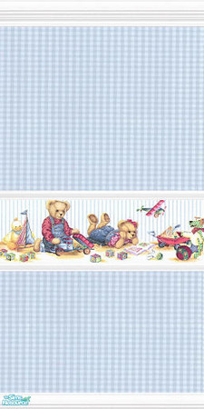 Sims 2 — Denim bears 2 by devilishdawn — wall