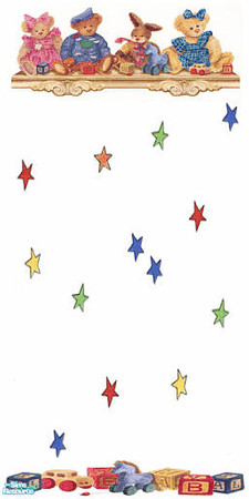 Sims 2 — Shelf bears 3 by devilishdawn — wall