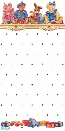 Sims 2 — Shelf bears 2 by devilishdawn — wall