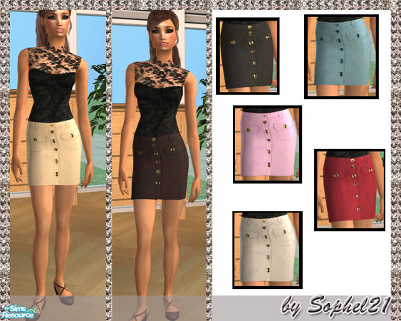 Sims 2 — SO_Collection_118 by Sophel21 — short skirts for adult and young adult females ***req. no mesh***