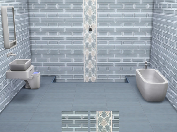 Sims 4 — Bathroom Accent Tiles 1 by yuxmara2710 —  Bathroom Accent Tiles 1