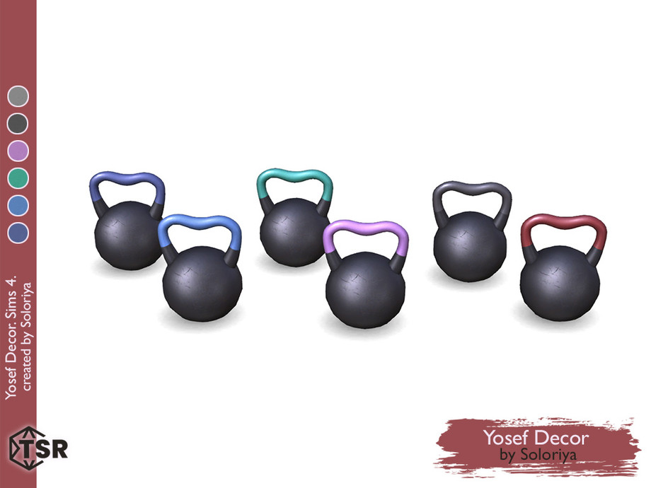 The Sims Resource | Yosef Decor. Dumbbell, v3