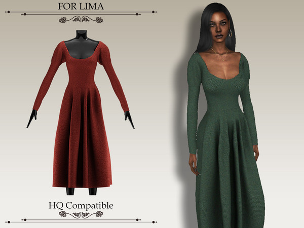 The Sims Resource - ForLima Dress 46