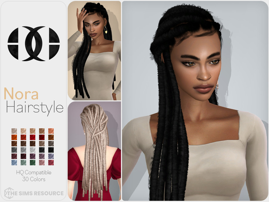 The Sims Resource - Nora Hairstyle