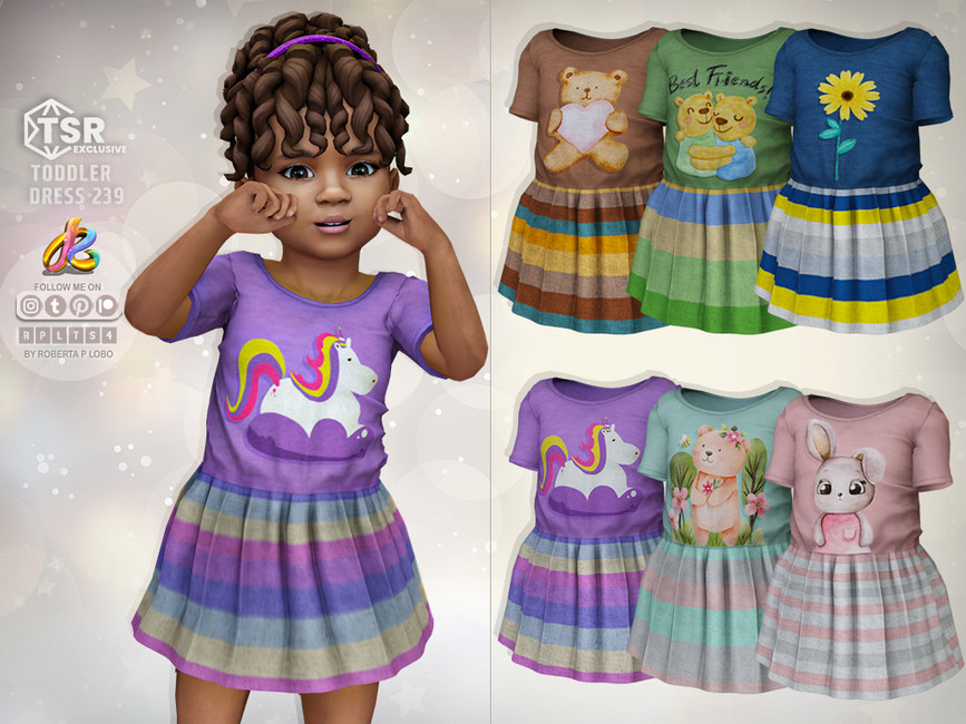 The Sims Resource Toddler Dress 239