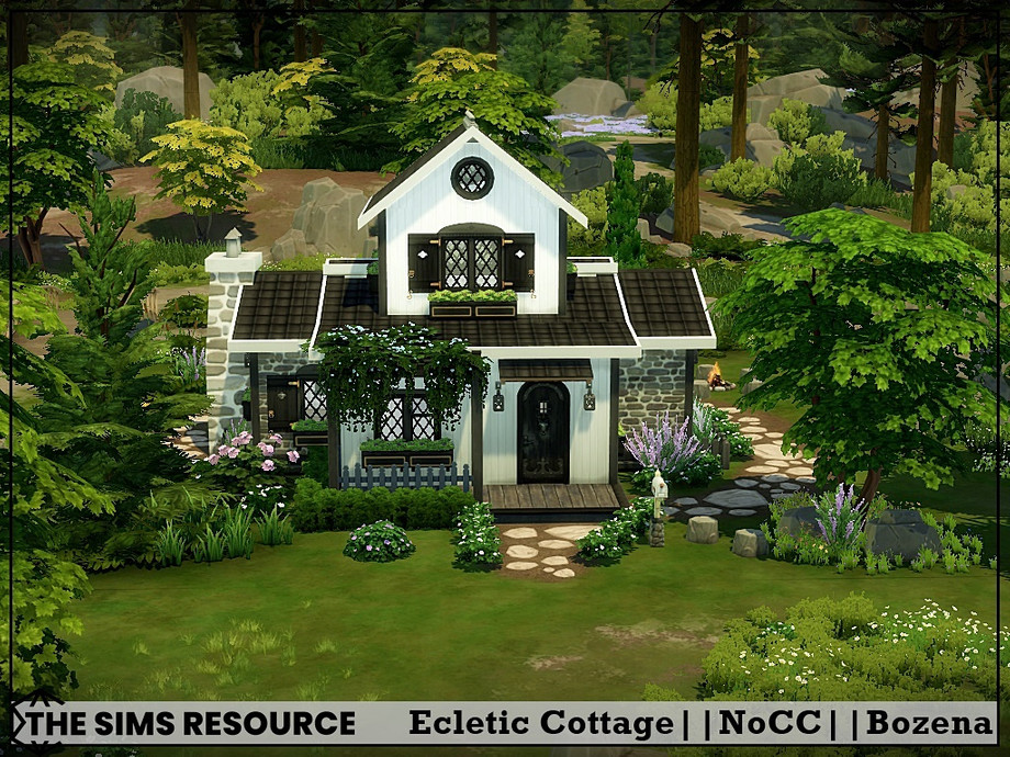 The Sims Resource | Ecletic Cottage - Shell