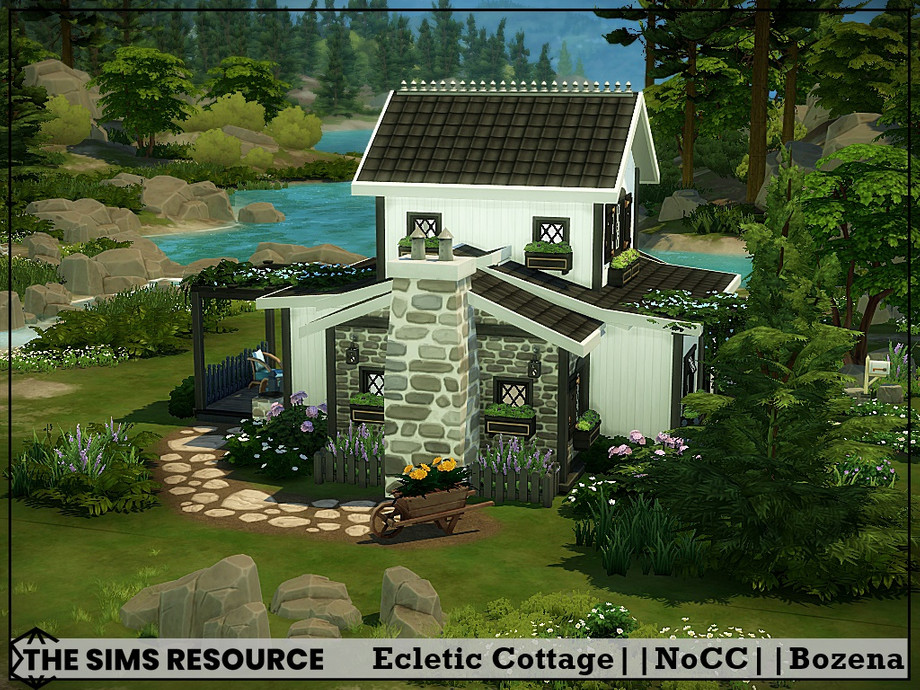 The Sims Resource | Ecletic Cottage - Shell