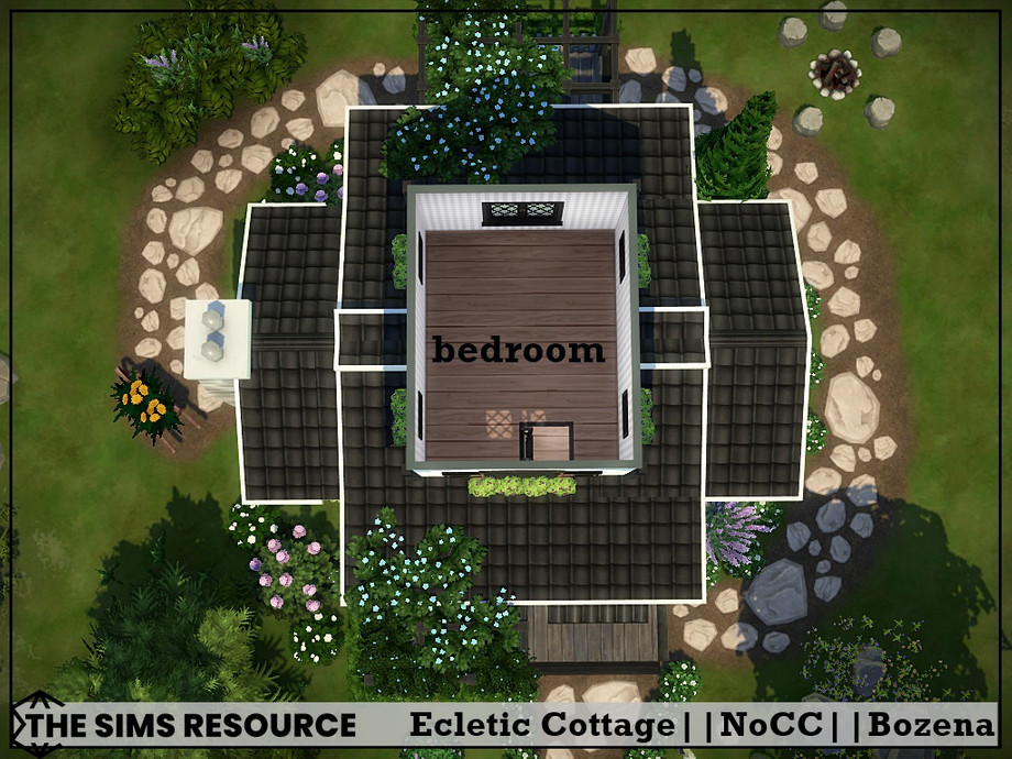 The Sims Resource | Ecletic Cottage - Shell