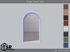 Sims 4 — Mago Arch 2x3 by Mincsims — Basegame Compatible 8 swatches