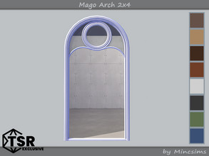 Sims 4 — Mago Arch 2x4 by Mincsims — Basegame Compatible 8 swatches