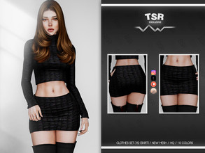 Sims 4 — CLOTHES SET-312 (SKIRT) BD892 by busra-tr — 10 colors Adult-Elder-Teen-Young Adult For Female Custom thumbnail