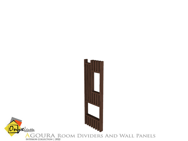 Sims 3 — Agoura Room Divider With Shelf Short by Onyxium — Onyxium@TSR Design Workshop Interior Decoration Collection |