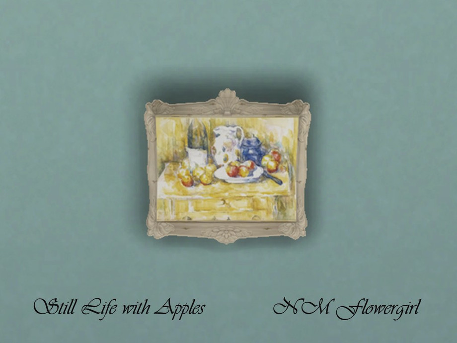 The Sims Resource Still Life with Apples