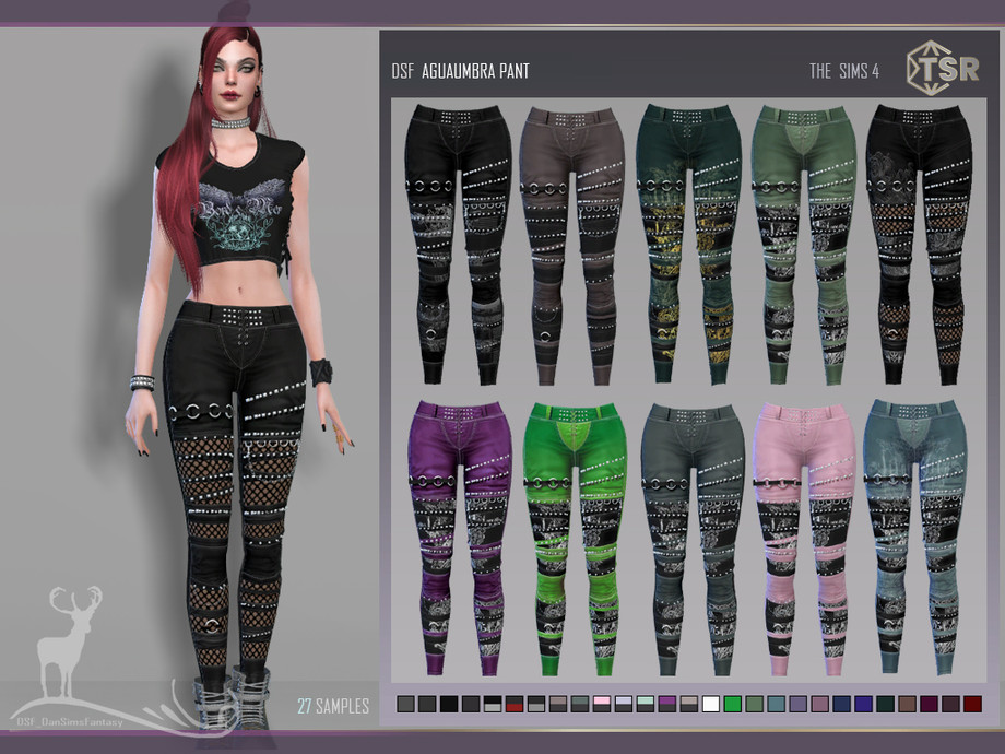 The Sims Resource - AGUAUMBRA PANT
