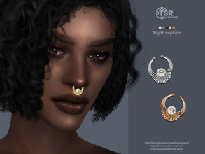 Sims 4 — Anjali septum by sugar_owl — Metal septum with diamond for male and female sims. 5 swatches. Teen - Adult -